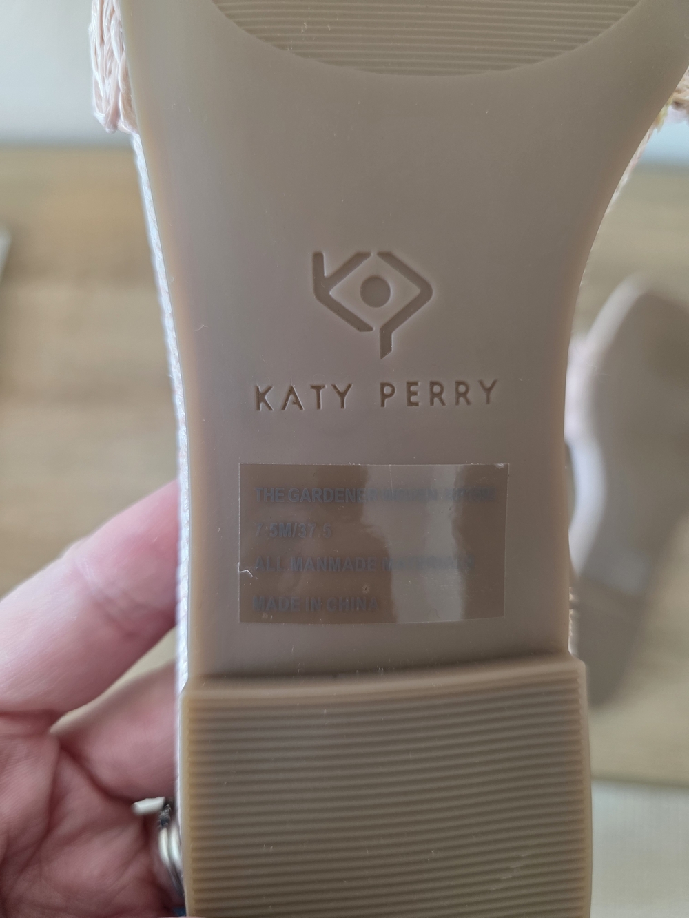 New - Katy Perry Collections Blush Braided Floral Slide Mules - Picture 5 of 5